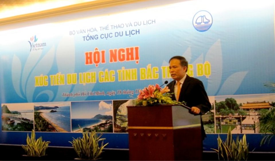 Phó Tổng cục trưởng Tổng cục Du lịch, Ngô Hoài Chung phát biểu tại hội nghị